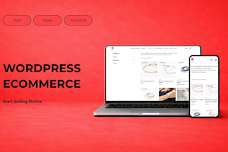 create a professional woocommerce ecommerce website