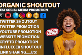 shoutout share website link to USA UK can twitter fb ig crypto audience