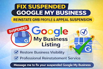 fix gmb suspension local seo suspended gmb reinstate disabled gmb denied appeal