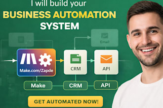design, build business automation, twentycrm with make com, zapier, CRM, spp pro