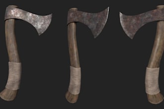 produce a game ready prop, from concept to game engine