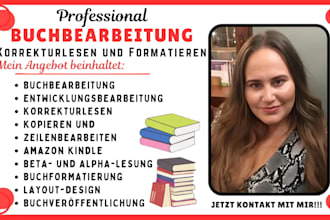 korrekturlesen, lektorat, entwicklungslektorat und formatierung von kinderbücher