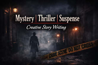 be your ghostwriter for mystery, thriller, or suspense fiction