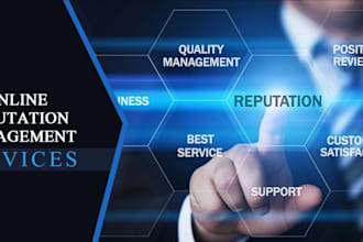 provide pro online reputation management service, ORM, reverse seo