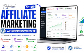 setup affiliatewp goaffpro ultimate pro affiliate marketing wordpress website