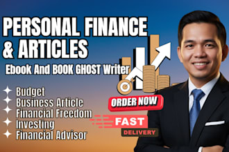 write, edit and format personal finance ebook, stock market, forex ghostwriter