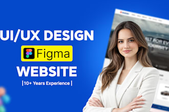 design modern website UI UX design in figma