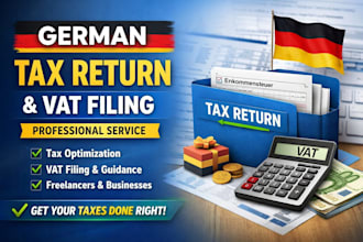 prepare and optimize your german tax return and vat filing professionally