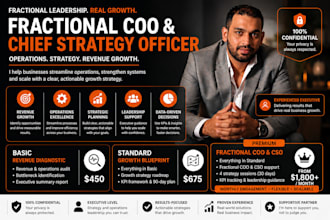 be your fractional coo and chief strategy officer