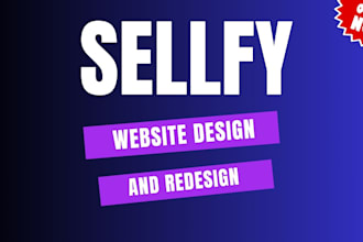 do sellfy website design and redesign