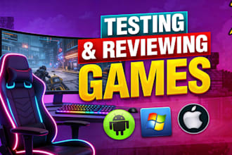 do steam game app testing website QA app testing mobile user game app QA review