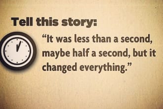 write a 500 word story based on your prompt