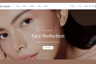 make beauty website skincare website beauty shopify store skincare shopify store