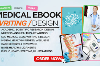 write design ghostwrite healthcare medical ebook article research biology bones