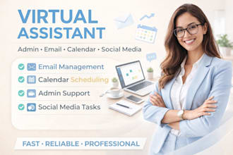 be your virtual assistant for admin, ops, email and scheduling