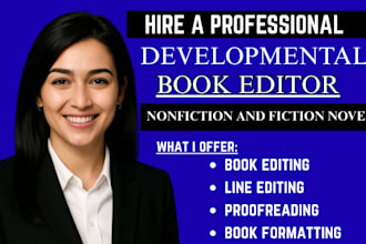 proofread and edit, novel nonfiction fantasy, developmental editor
