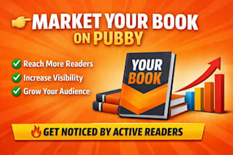 market your book on pubby and grow your audience