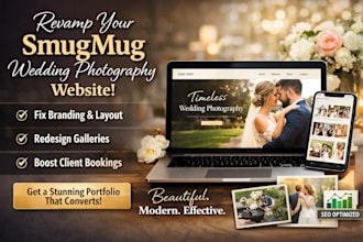 fix smugmug branding revamp galleries wedding photography portfolio website