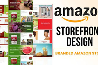 create a high converting amazon storefront design