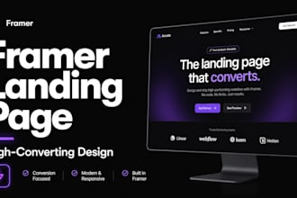 design framer website, framer landing page, figma to framer, framer developer