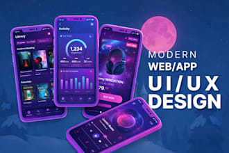 craft modern ui ux design for websites and apps