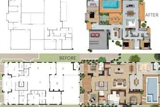 create professional 2d floor plans and space planning