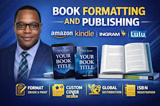 format and publish book on amazon kindle ingramspark lulu and barnes and noble