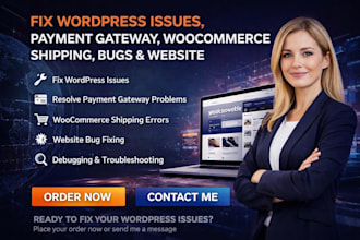 fix wordpress issues payment gateway woocommerce shipping bug fixing website