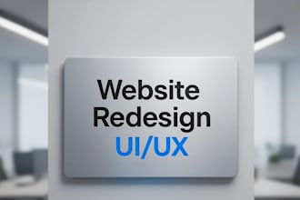 redesign your website UI UX for a modern look