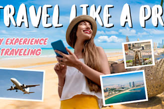 design travel guide, flyers and posters, coffee table book, photo book, calendar