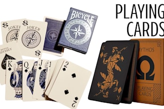 design custom playing cards, tcg, poker card, card deck, bord games and card box