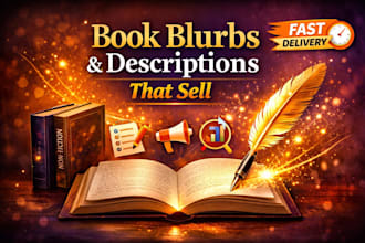 write a high converting book blurb or book description that sells