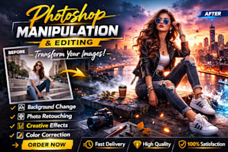 professional photo manipulation and photoshop compositing