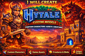 create 3d model hytale model mods minecraft model weapons blockbench roblox