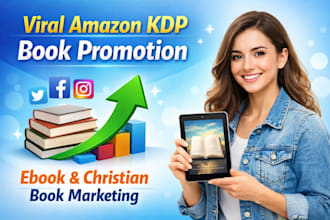 do viral amazon KDP book promotion ebook marketing and christian book promotion