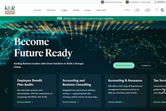 design wix investment website insurance accounting website credit repair website