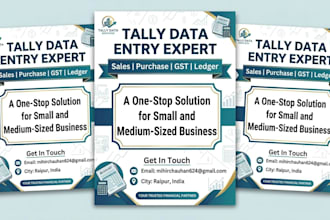 do tally data entry for sales and purchase