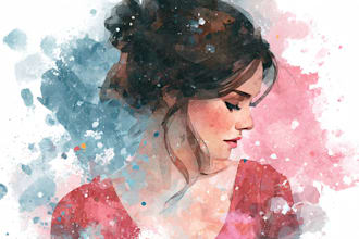 paint watercolor illustration and watercolor art