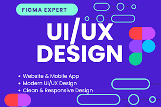 design modern website UI UX using figma