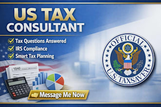 answer tax questions and provide US tax compliance, planning services