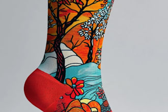 create unique socks design for your brand