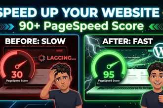 optimize website speed to 90 google pagespeed score