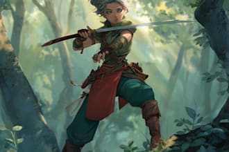 dnd character art and dnd character art