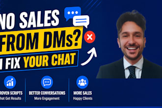 write sales chat scripts for instagram dm and whatsapp