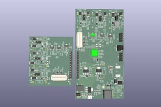 pcb design, circuit design and schematic layout in kicad