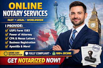 notarize legal document, notarize form usps 1583 for virtual mailbox, US notary