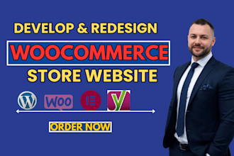 build ecommerce website, wordpress woocommerce and website development
