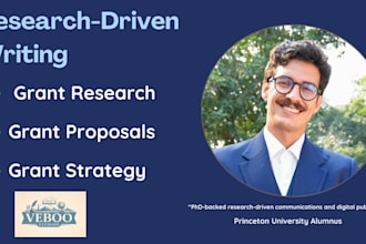do grant research, write proposals, and set up donor platforms for nonprofits
