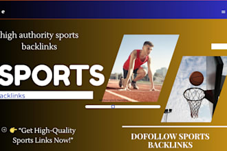build sports backlinks with high authority sports guest post on sports sites