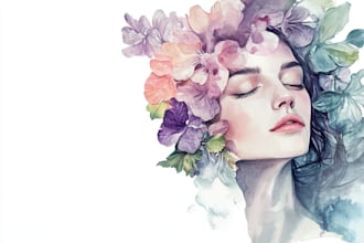 draw a watercolor illustration